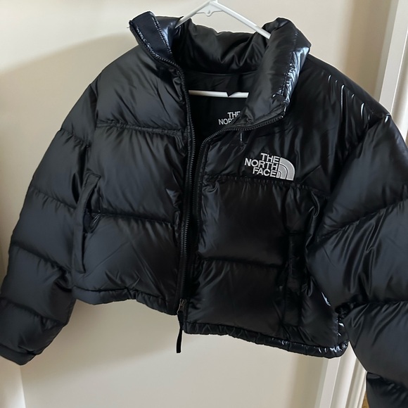 Nuptse Cropped Down Puffer Jacket - Picture 3 of 4